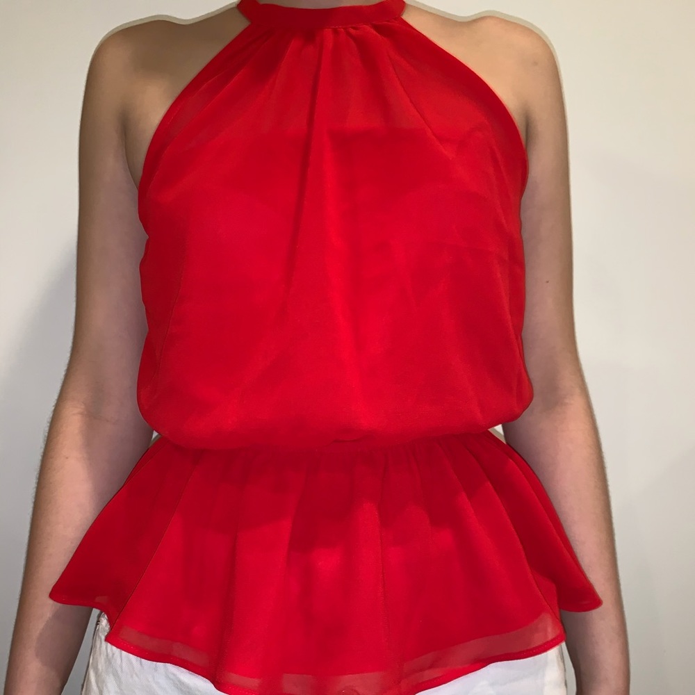 Red Blouse from Express; never worn w/ tags!